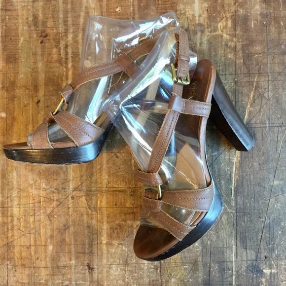 Vintage Michael Kors Brown Heels - Picture 4 of 11